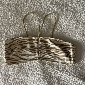 Aerie biking too with gold sparkly straps